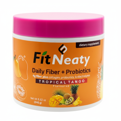 Daily Fiber Supplement with Collagen and Probiotics (Cool Mint)
