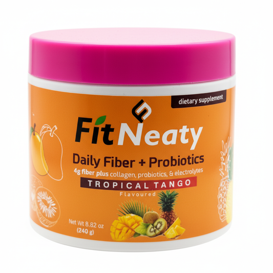 Daily Fiber Supplement with Collagen and Probiotics (Tropical Tango)
